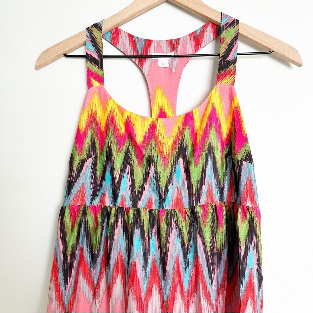 Xhilaration Sleeveless Racerback Ikat Maxi Dress - Picture 3 of 5